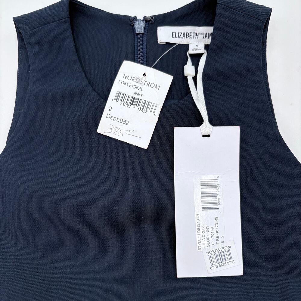 Elizabeth and James Navy Blue Dress — New With Tags, size extra small - Picture 6 of 6